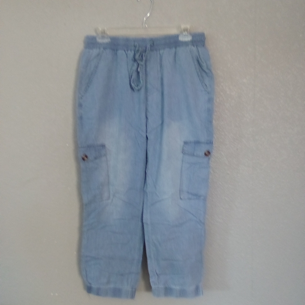 Light Blue Cargo Pants ( Bag U )
